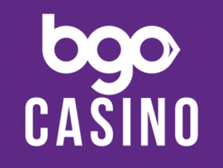 bgo casino purple white logo